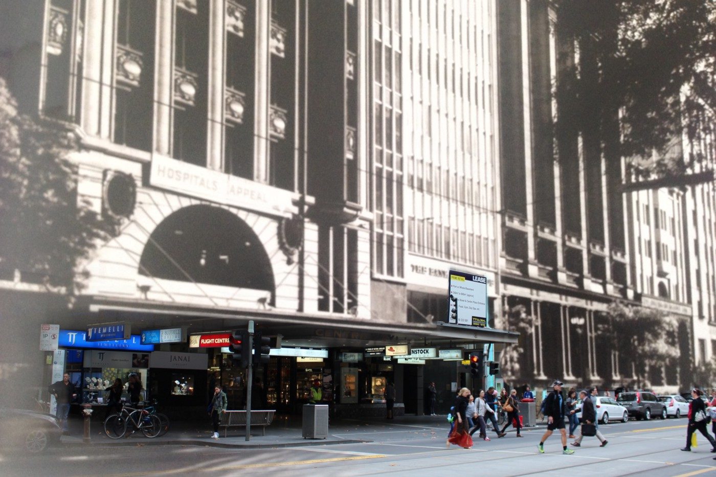 The Centreway Arcade linking Flinders Lane to Collins Street